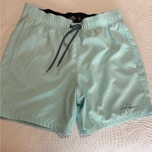 Hollister Men's Aqua Swim Shorts